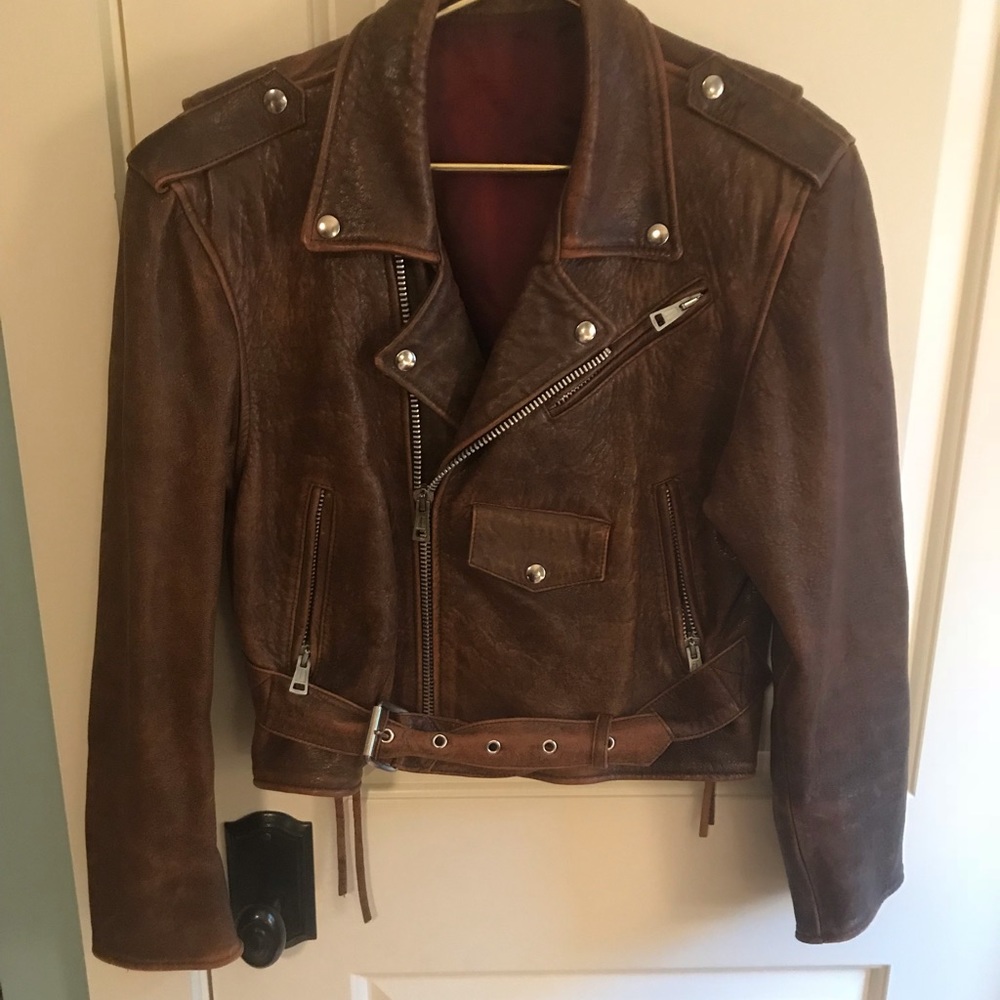 Leather bomber jacket from Barney’s NY - Picture 2 of 5